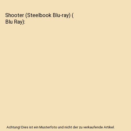 Shooter - blu-ray), (