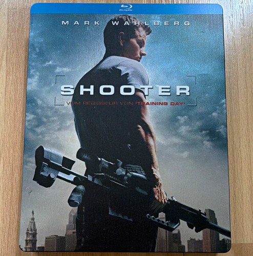 Shooter steelbook blu - shooter, blu-ray